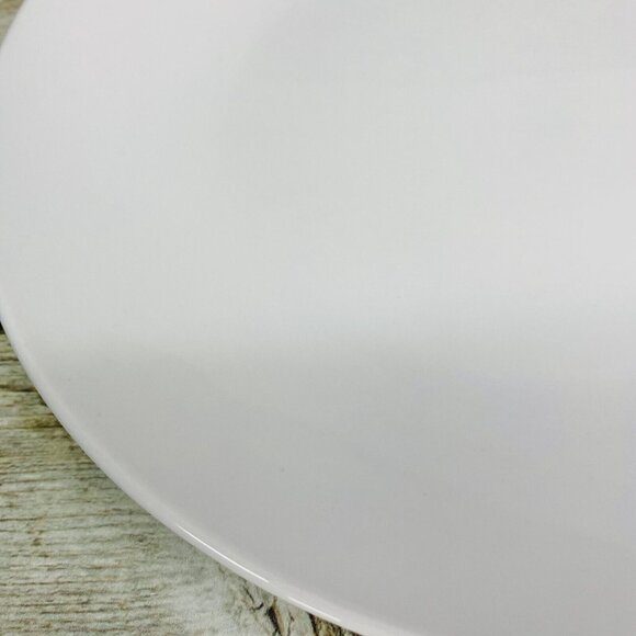 Denmark Tools For Cooks White Oven Safe Coupe 10.5" Porcelain Dinner Plate Set 3 - Picture 12 of 15